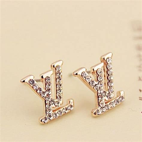 louis vuitton ear studs|louis vuitton monogram earrings.